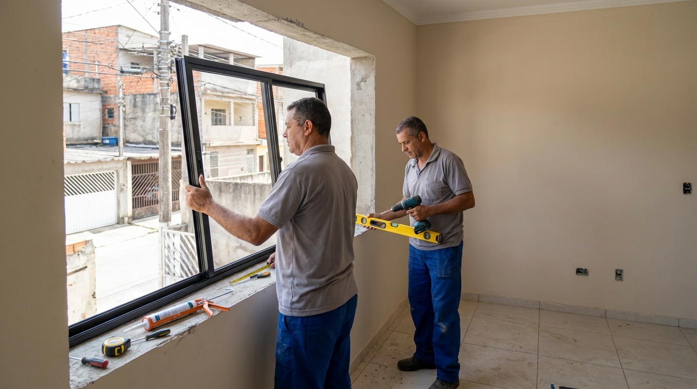 Esquadrias de Alumínio no Bom Retiro, Santos‑SP